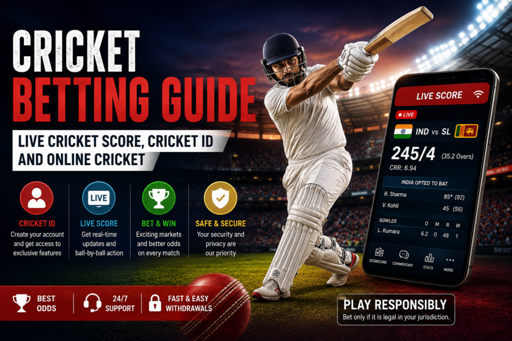 Cricket Betting Guide: Live Cricket Score, Cricket ID and Online Cricket