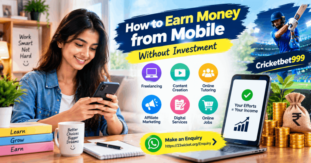 How to Earn Money from Mobile Without Investment