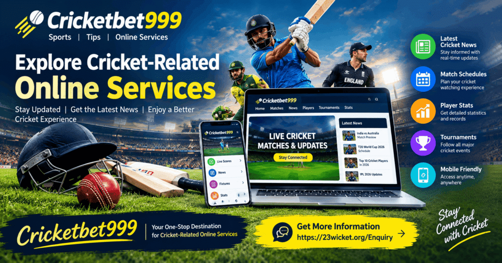 Cricketbet999: Explore Cricket-Related Online Services